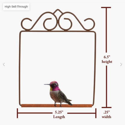 POP'S Original Hummingbird Swing (Brown)