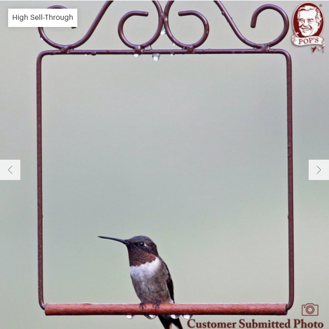 POP'S Original Hummingbird Swing (Brown)