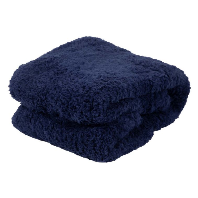 Plush Sherpa Throw Blankets, 50x60 in, Assorted Solid Colors