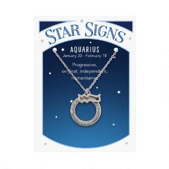 Aquarius Charm Necklace