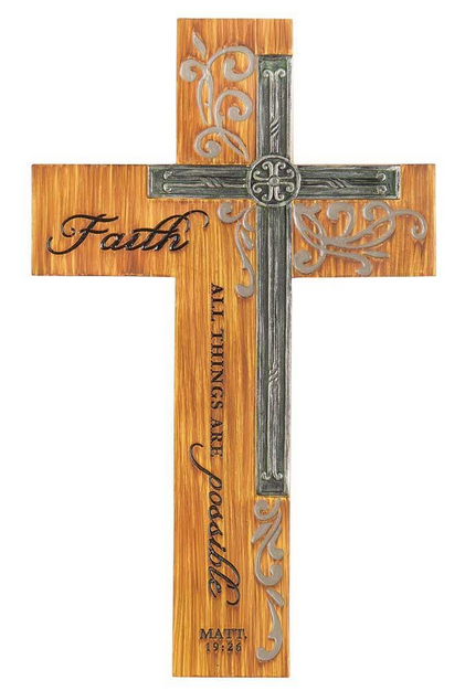 Faith All Things Wall Cross
