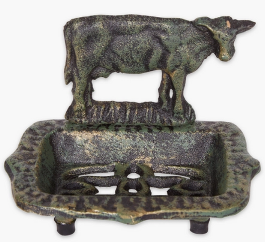 Cow Cast Iron Soap Dish