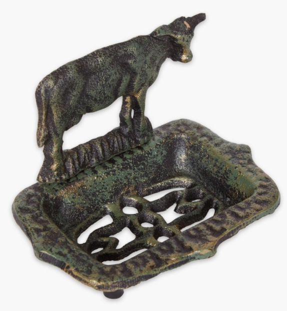 Cow Cast Iron Soap Dish