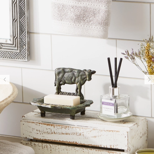 Cow Cast Iron Soap Dish