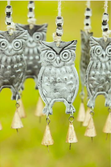 Owl Garden Bells Wind Chime