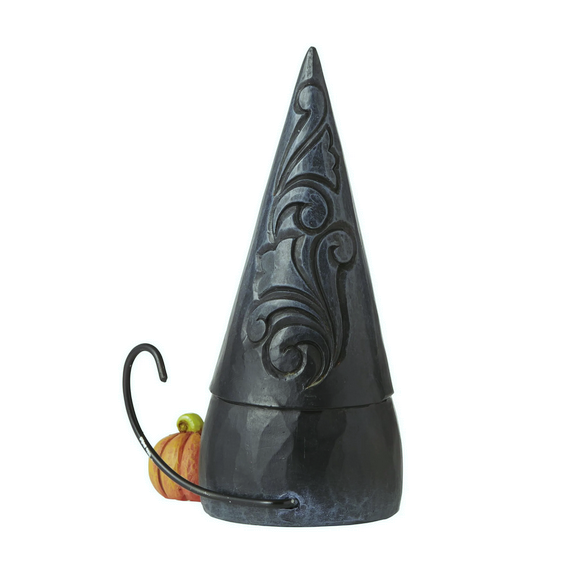 Jim Shore "Fraidy Cat" Black Cat Gnome