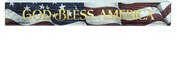 Americana Long Wood Sign