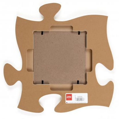 White Background Texture Puzzle Piece Photo Frame