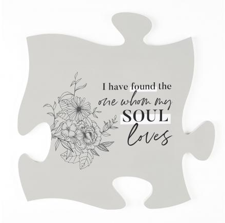 I Have Found The One Whom My Soul Loves Puzzle Piece