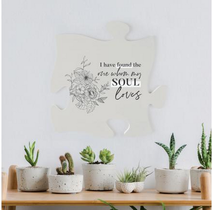 I Have Found The One Whom My Soul Loves Puzzle Piece