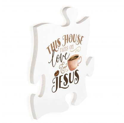 This House Runs On Love, Coffee..Puzzle Piece