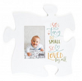 So Tiny So Small So Loved By All Puzzle Piece Photo Frame