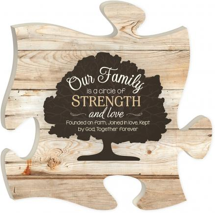 Our Family is a Circle of Strength...Puzzle Piece