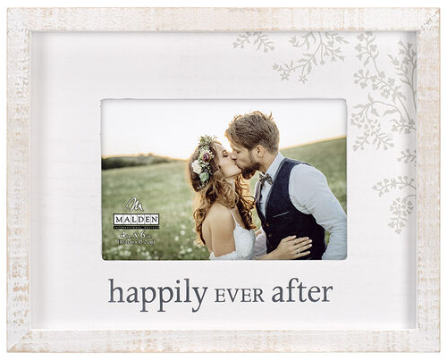 Happily Ever After Rustic Photo Frame