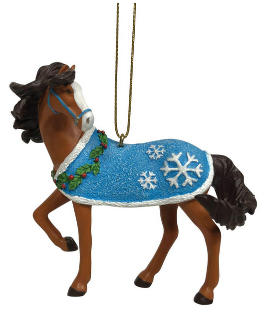 Snow Ready Painted Ponies Ornament