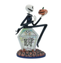 Jim Shore Jack and Pumpkin on Gravestone Nightmare Before Christmas