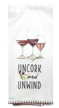 Uncork and Unwind Flour Sack Towel