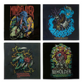 Dungeons & Dragons Wizards of the Coast Glass Coasters - Set of 4