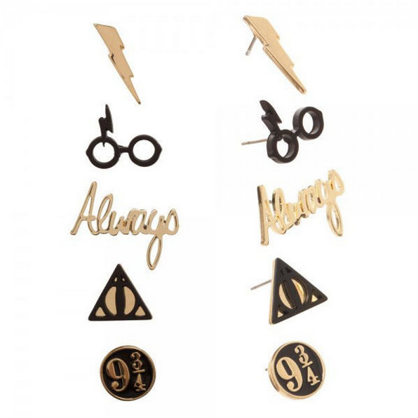 Harry Potter 5 Pack Earring Set