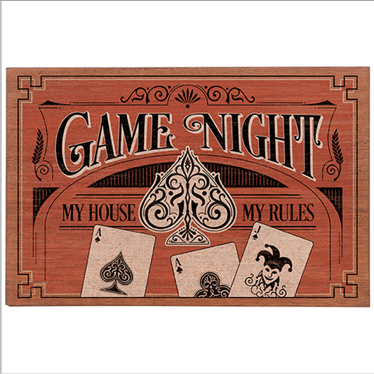 Game Night Cards With Dice