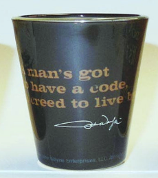 John Wayne Shot Glass
