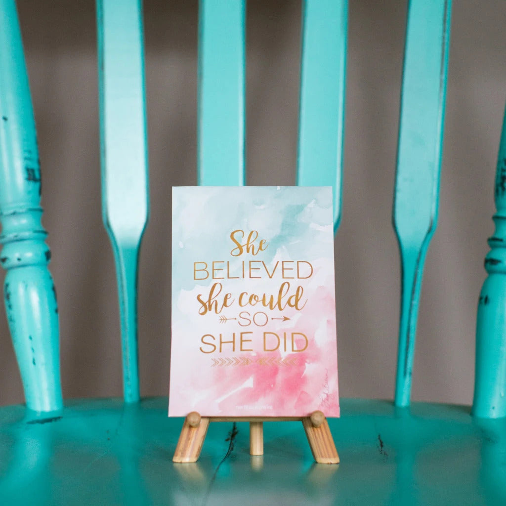 She Believed She Could So She Did Sachet