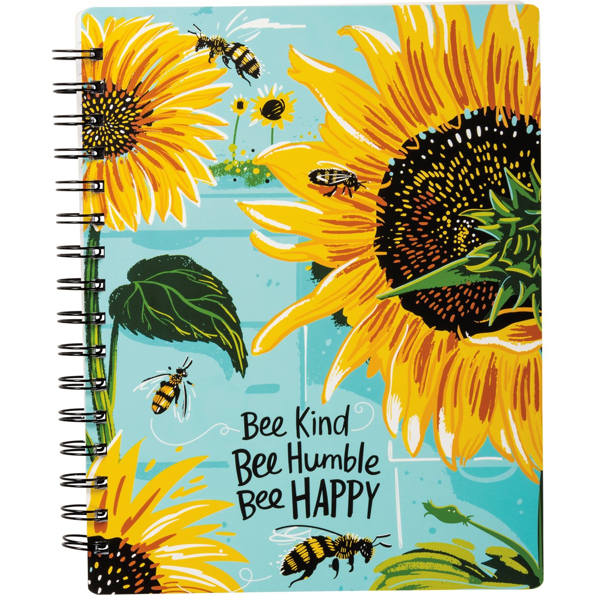 Spiral Notebook - Bee Kind Bee Humble Bee Happy