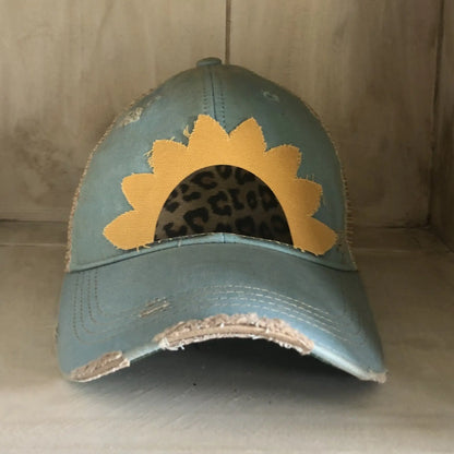 Sunflower Hat Leopard