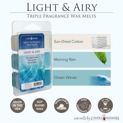 Light and Airy Triple Fragrance Wax Melts