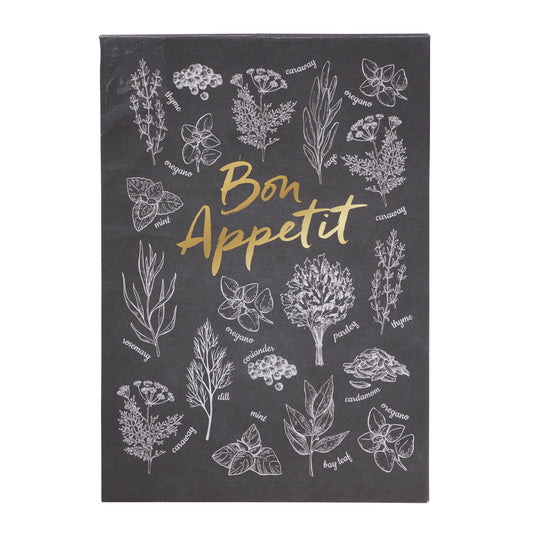 Vertical Recipe Keeper - Chalkboard Herb