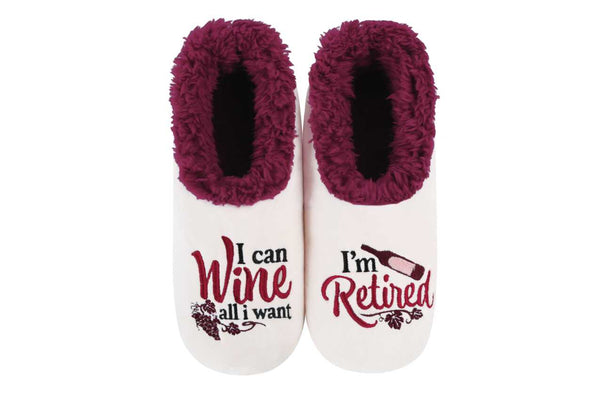 I'm Retired I Can Wine Women's Snoozies