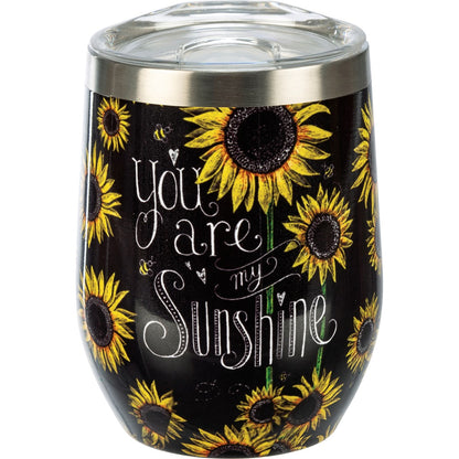 Wine Tumbler - You Are My Sunshine