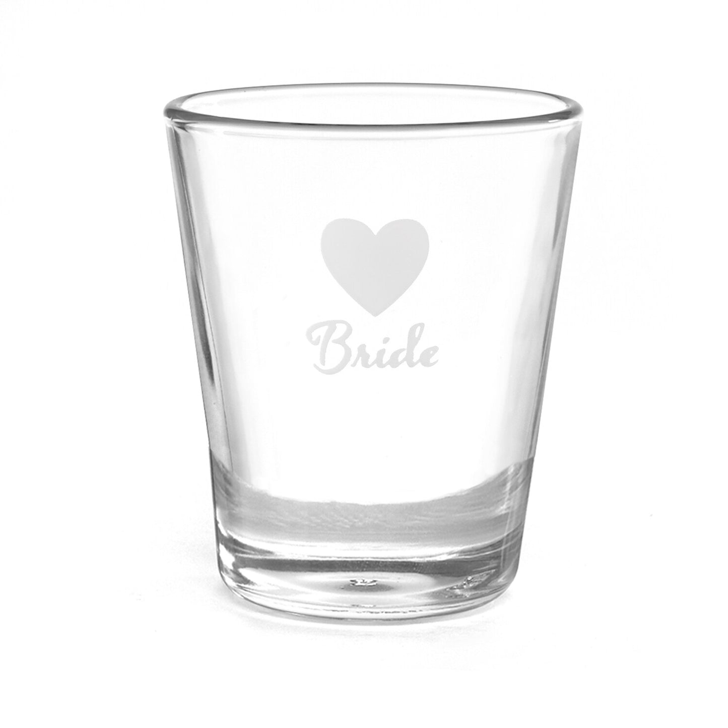 Heart Wedding Party - Shot Glass - Bride