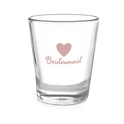 Heart Wedding Party - Shot Glass - Bridesmaid