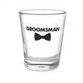 Bow Tie Wedding Party - Shot Glass - Groomsman