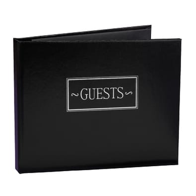 All Occasion Guest Book - Black