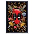 Deadpool Bullets Framed Print