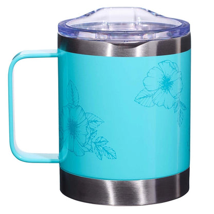 She is Clothed...Teal Stainless Steel Mug