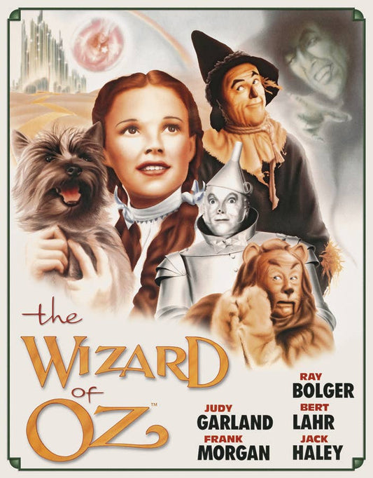 Wizard of OZ Poster Illustrated Tin Sign