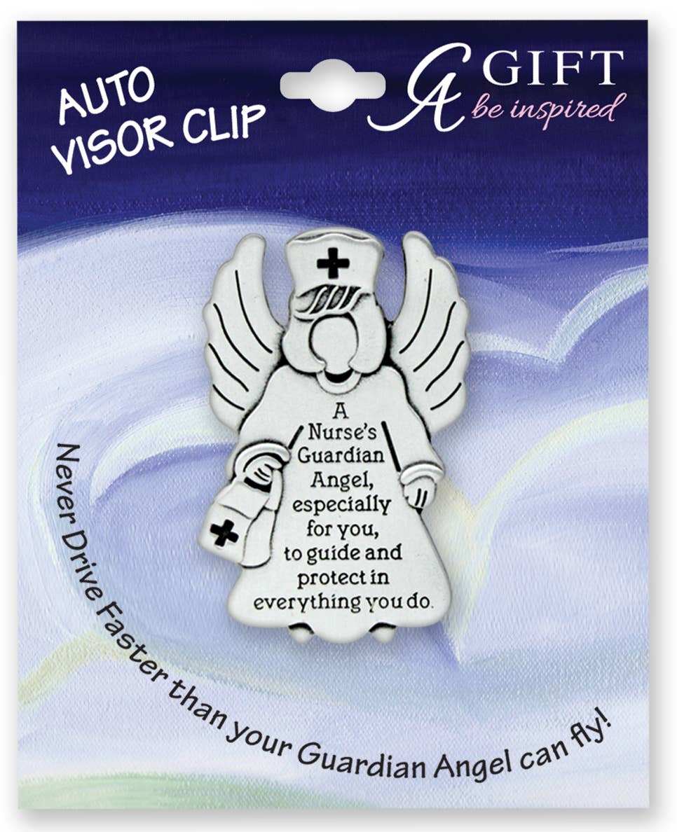 Nurse Angel Visor Clip
