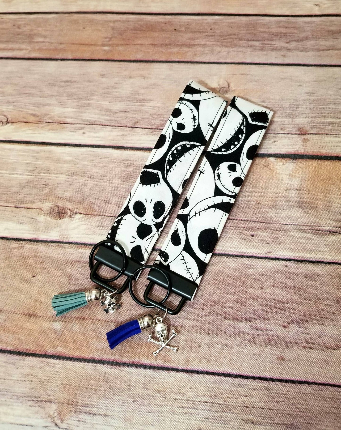 Nightmare Before Christmas Jack Fabric Keychain Wristlet