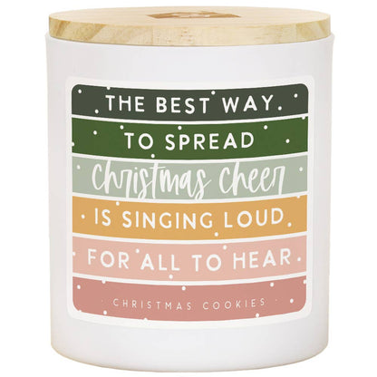 The Best Way to Spread..Christmas Cookies Candle