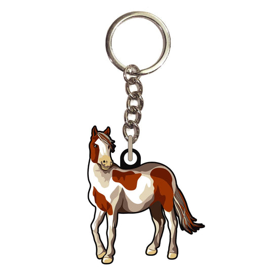 Horse Embroidered Keychain
