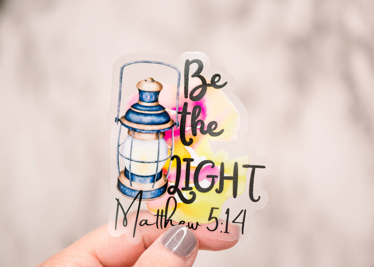 Be The Light Sticker