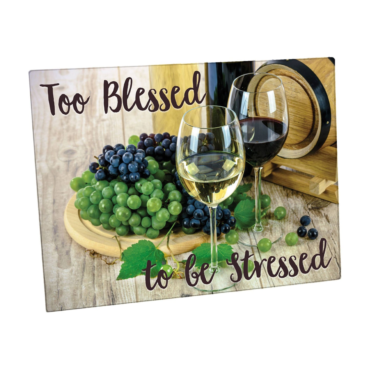 Too Blessed to be Stressed Cutting Board