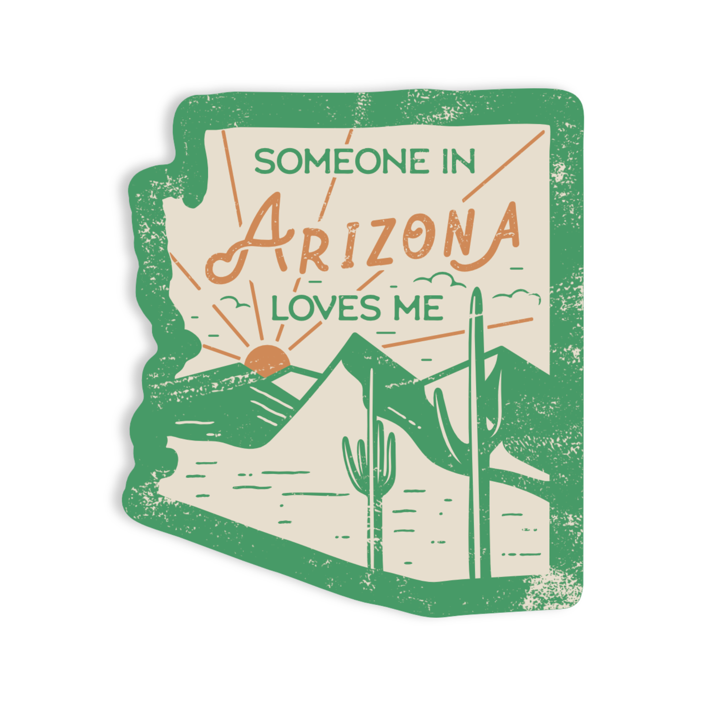 Juju and Moxie Co. - Someone in Arizona Loves Me Vinyl Sticker