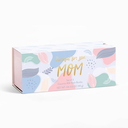 Thankful for you, Mom Bath Bomb Gift Set