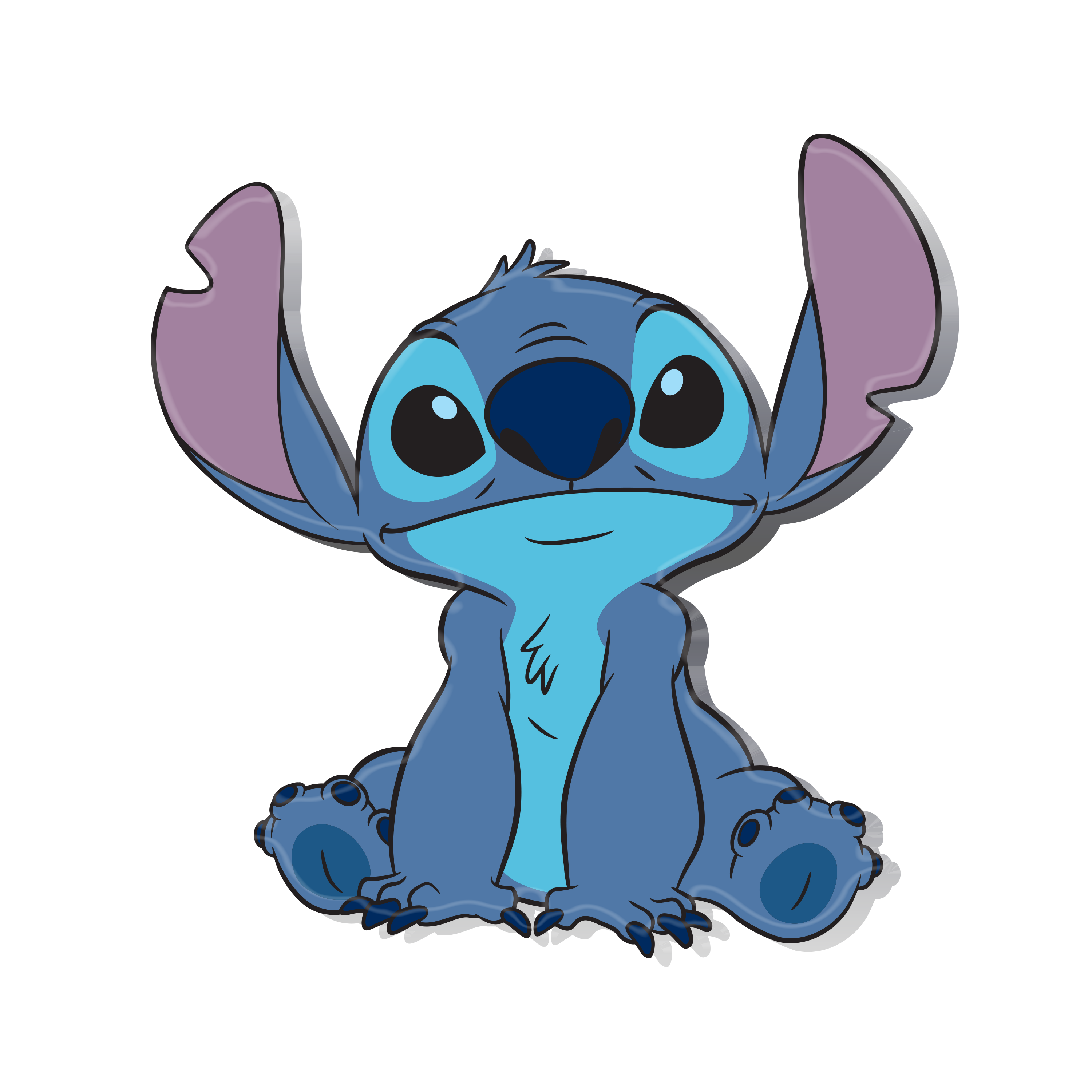 Lilo and Stitch Sitting Pose Box Wall Sign