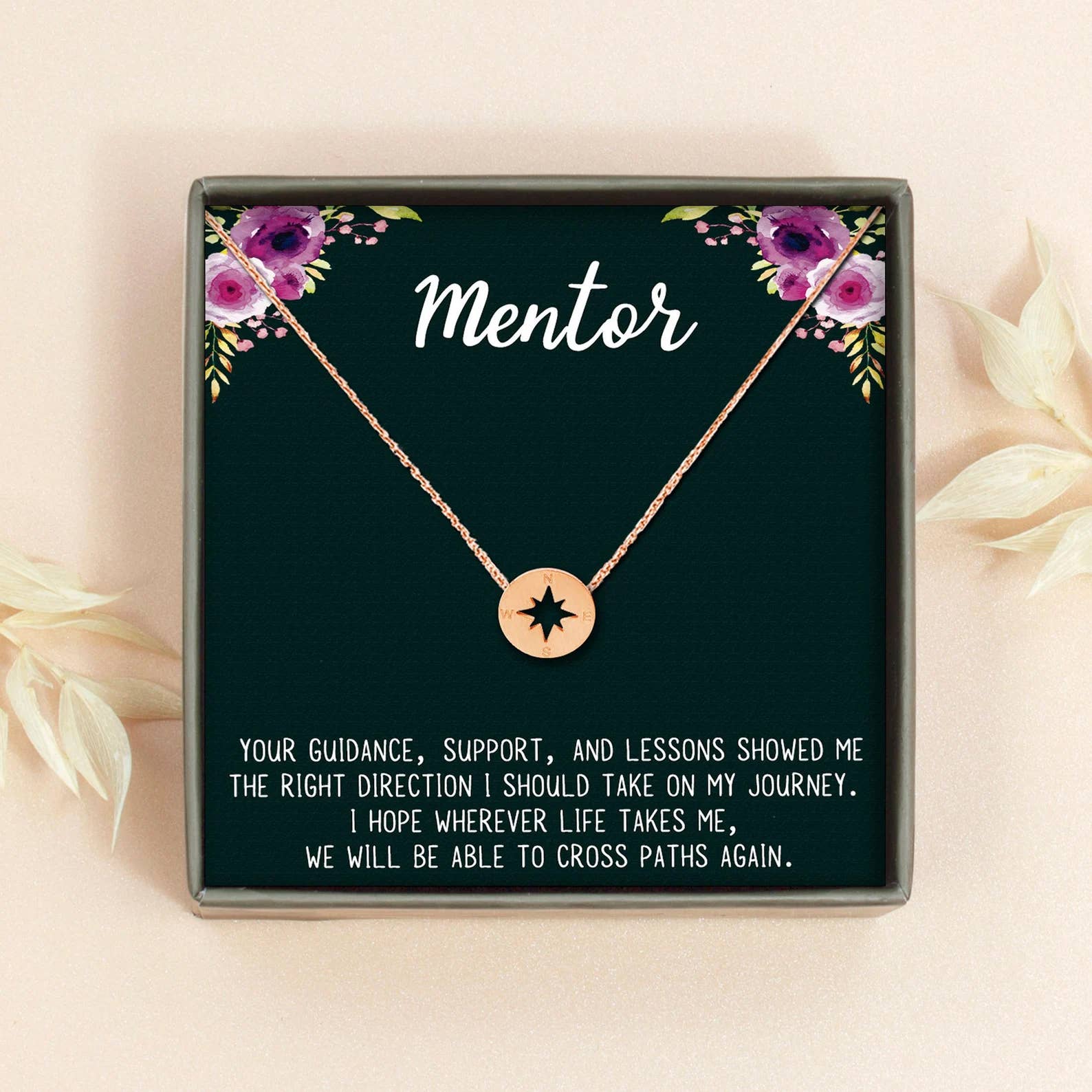 Mentor Rose Gold Necklace