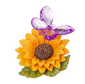 Butterfly in the Meadow Sunflower Figurine